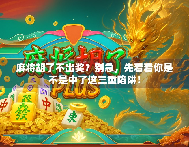 麻将胡了不出奖？别急，先看看你是不是中了这三重陷阱！
