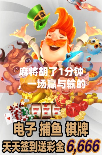 麻将胡了1分钟，一场赢与输的心理博弈，藏着你我生活中的真实缩影